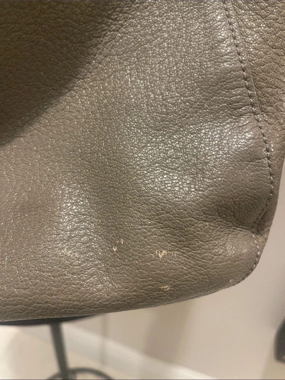 Tory Burch slouchy pebbled leather hobo bag as is